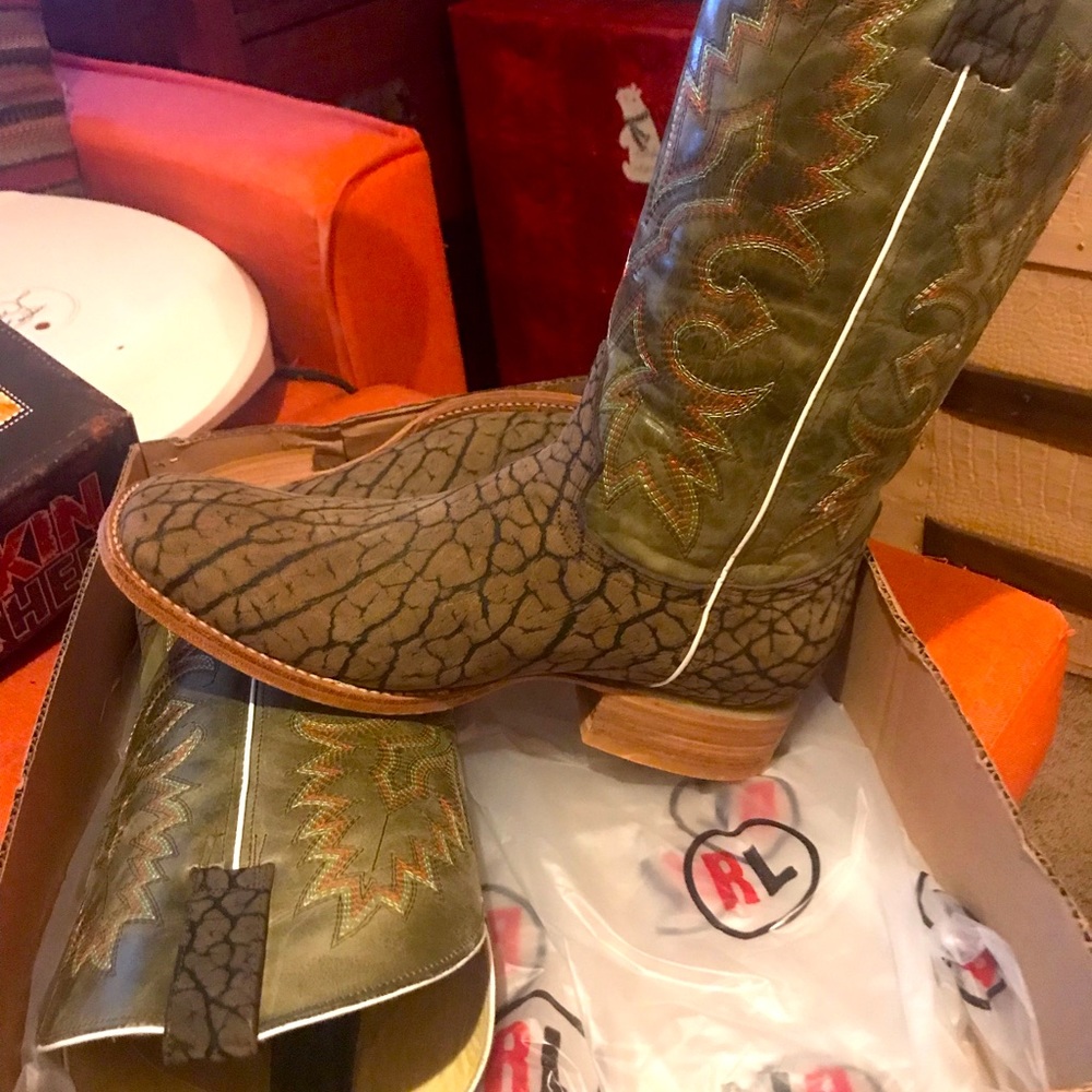 Rockin Leather Mens Boots